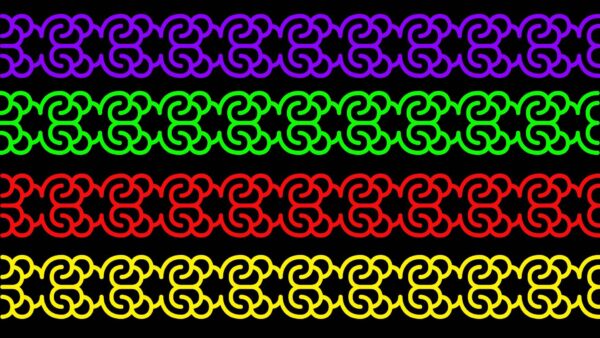 Wallpaper Shapes, Green, Desktop, Abstract, Colorful, Yellow, Orange