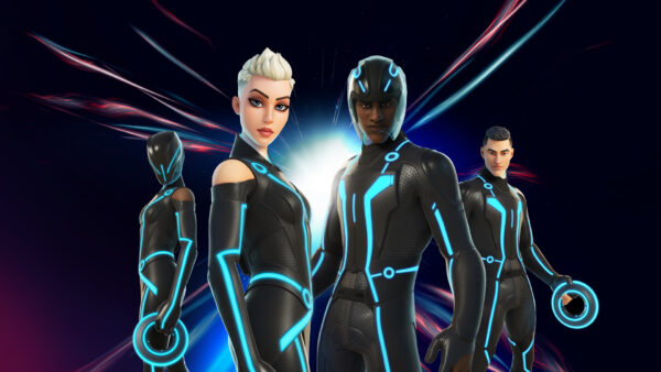 Wallpaper Fortnite, Tron