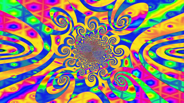 Wallpaper Art, Flowers, Shapes, Trippy, Swirl, Colorful